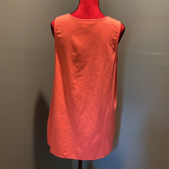 Coldwater Creek Coral Tunic Top Size Small - Picture 4 of 9